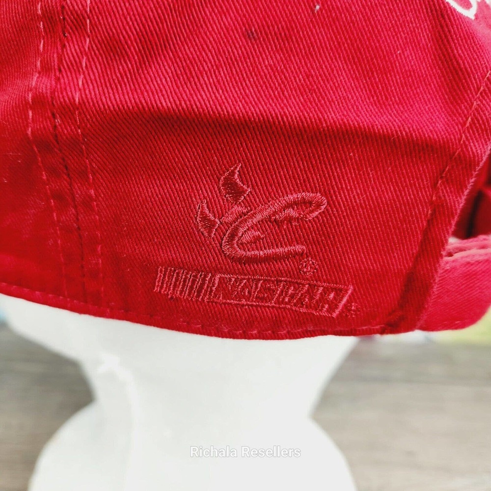 Chase Authentics Dale Earnhardt Jr #8 Hat Red Baseball Strap Back Cap Adjustable - Picture 5 of 8